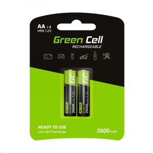 Green Cell 2600 mAh AA akkumulátor (2db/csomag)  (GR05)